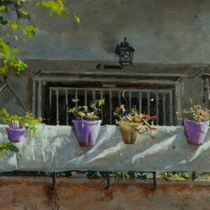 Flowers on the balcony